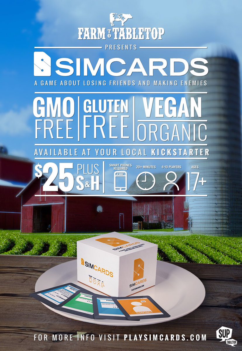 SupTabletop's tweet image. Hey @razzadoop, we made a party game/card game/phone game. #gmofree