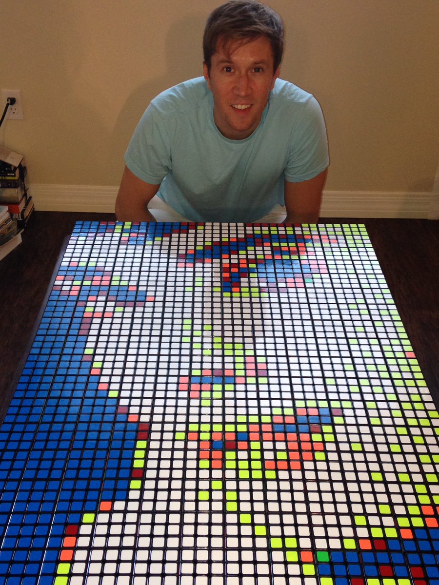 Pixelperspect8's tweet image. 204 cubes later.