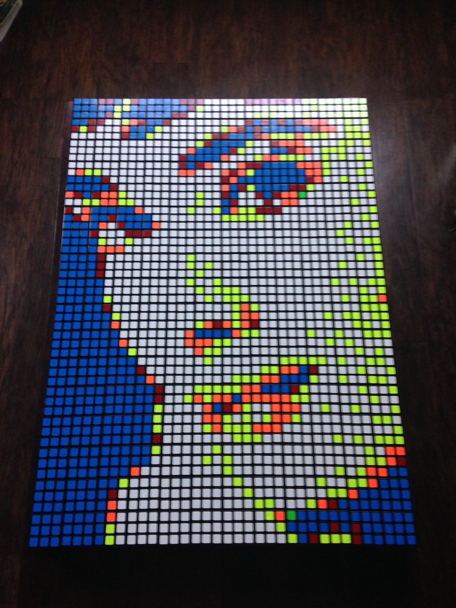 Pixelperspect8's tweet image. 204 cubes later.