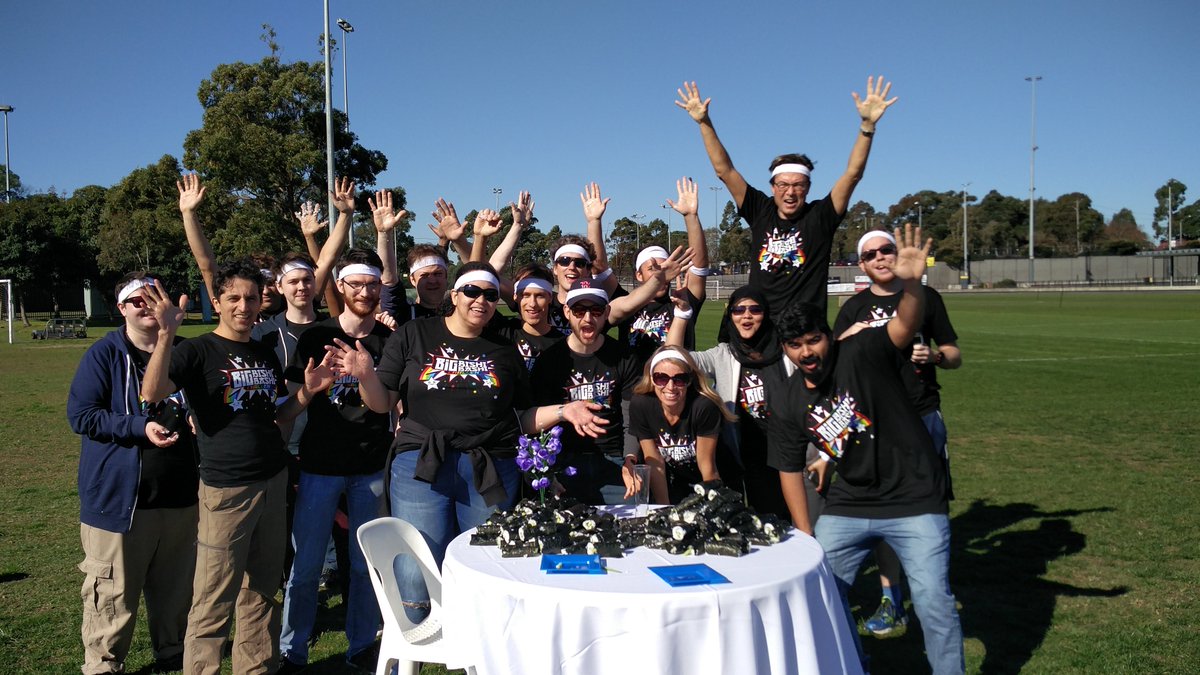 arifaBatool's tweet image. That&apos;s how a hard day at work look like -_- #AtlassianBigBash