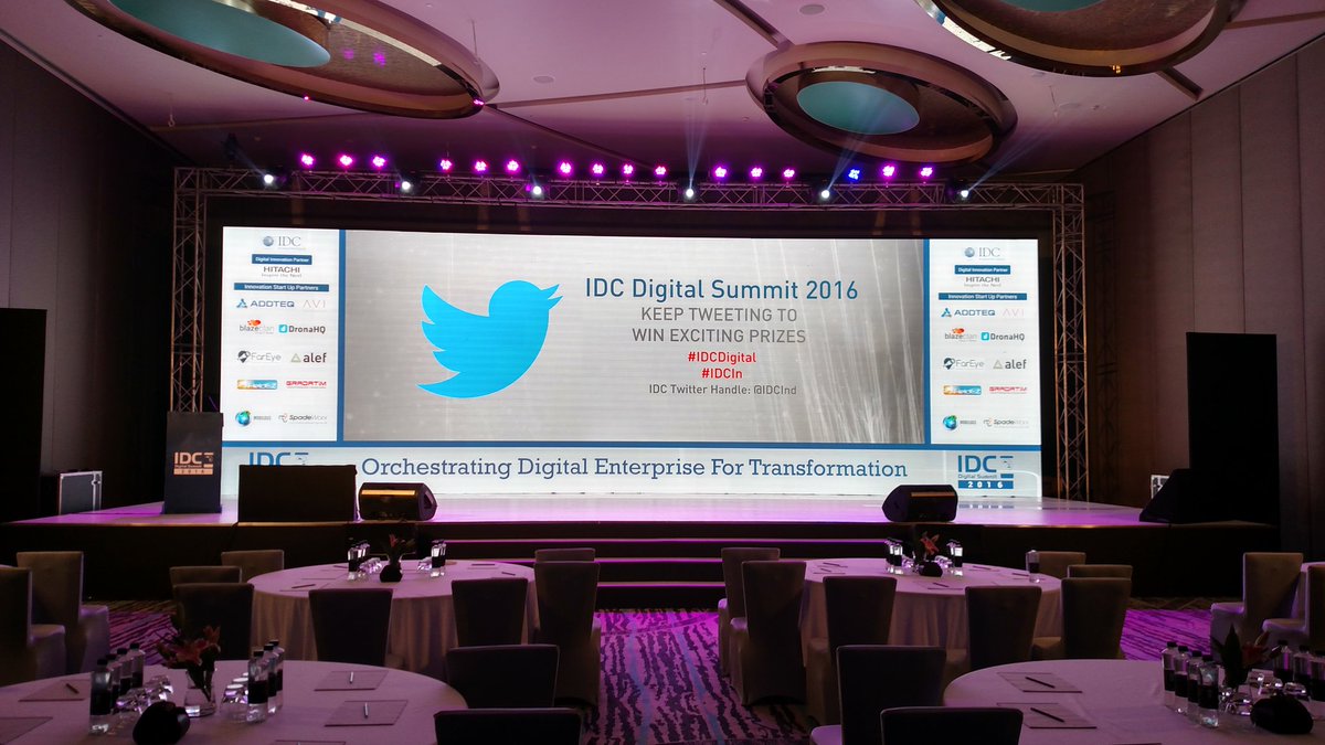 jaideep400's tweet photo. #idcdigital @idcind 30 minute countdown. Welcome to our guests! An amazing experience awaits. https://t.co/xGCiKhuhp0