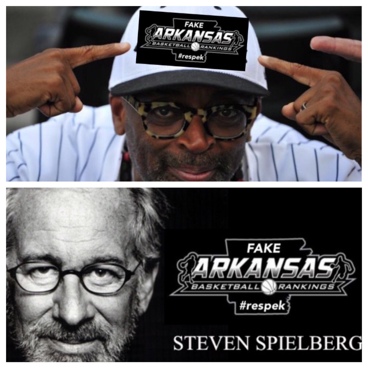 fakearrank's tweet photo. Proud to announce Spike Lee &amp; Steven Spielberg will be teaming up at the Heber Springs Cinema Combine #respek #$$$$ https://t.co/lW0DqY1nMV