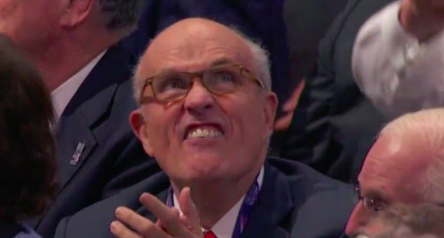 trismac's tweet photo. Giuliani pledges new allegiance to the Democrats  based on balloon drop platform https://t.co/ZUfbH8aUe2