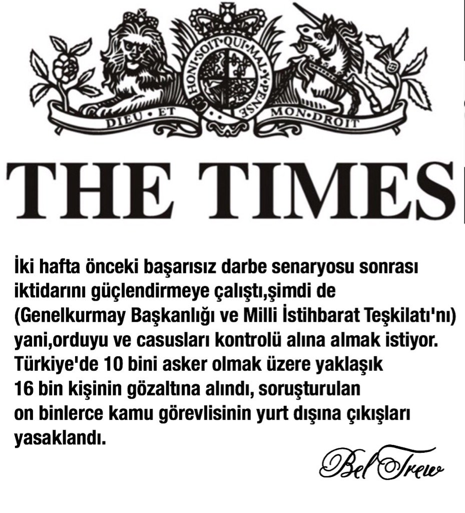 DrKudret's tweet photo. Bel Trew  The Times'e yazdı https://t.co/mCXOp8Btjq