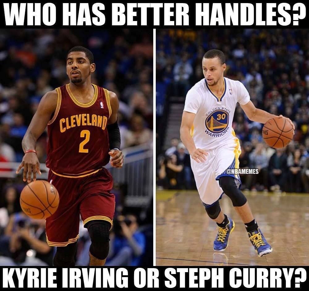 who has better handles kyrie or curry