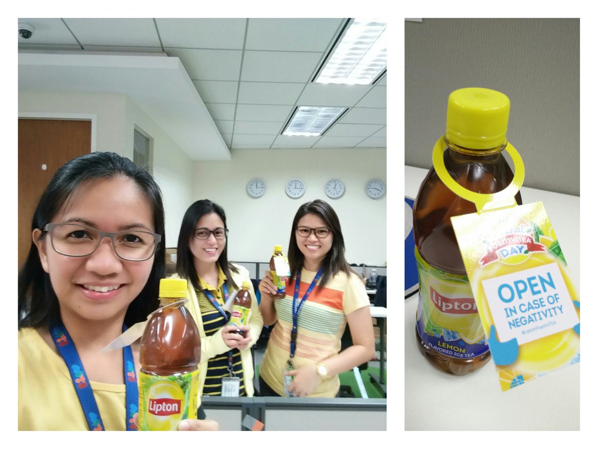 CharmB_07's tweet photo. Turn away from negativity. Drink the #LiptonPositiviTea https://t.co/dPdEzjIJSs