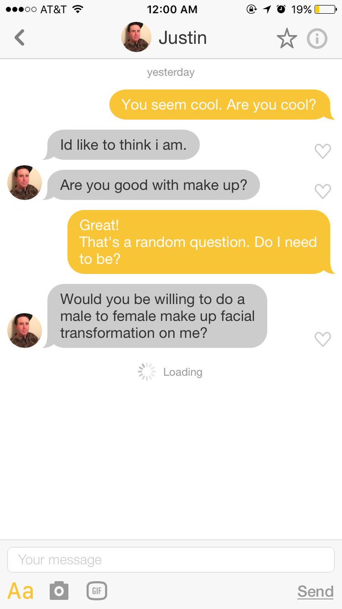 MichalaDenief's tweet photo. When shiz gets real and you realize you might be a bad judge of character. #bumblefumble #onlinedating #thisismylife https://t.co/0weLTtWUEq