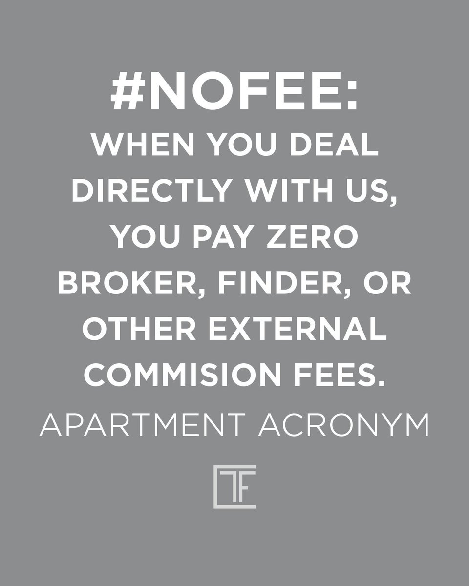 tfcornerstone's tweet photo. ALC, WIC, No Fee: #NYC #apthunt Guide to Luxury Rental Listing Abbreviations https://t.co/RI1E2pb1sF https://t.co/eVGOET44Ub