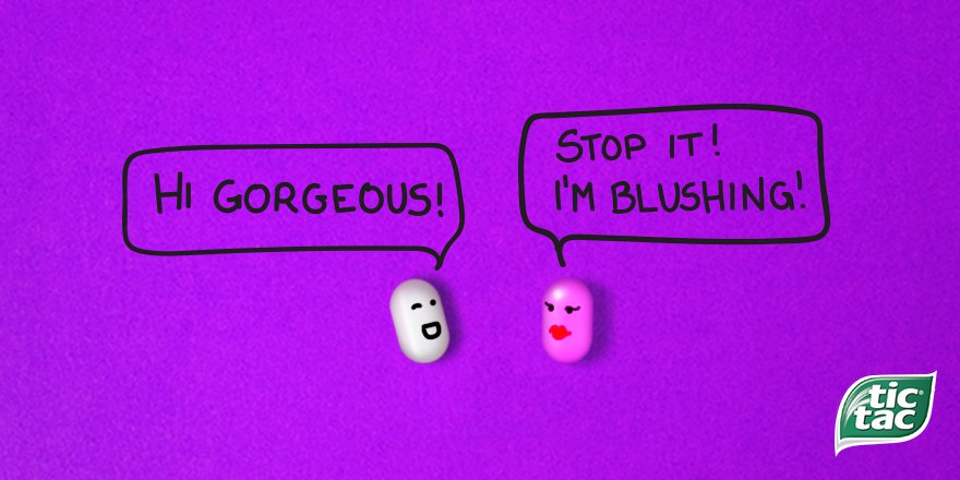 tictac's tweet photo. Somebody’s shy here ;) #tictac #fresh #tictacglobal https://t.co/d6Civ38ihp