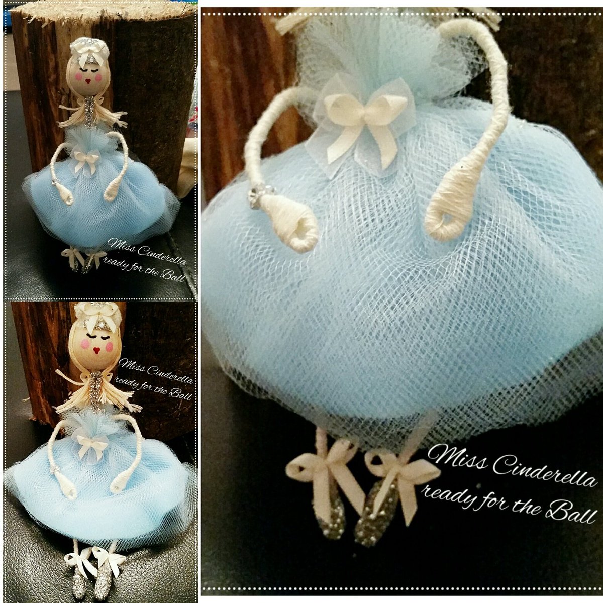 PaperCraftTrain's tweet image. Miss Cinderella ready for the Ball #MadeWithLove #magical #Sparkle #Beautiful #tulle #bows #Pretty #CottonAndWire