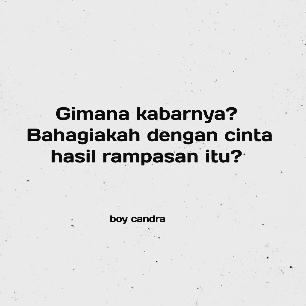 tanyakanlah. jangan dipendam.