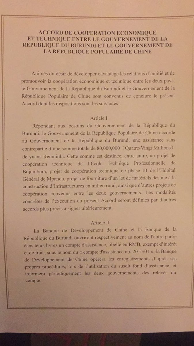 Finances Burundi tweet media