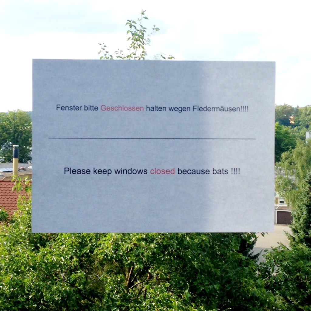 inter_mezzo's tweet image. Official - the bats have taken over in Bayreuth.