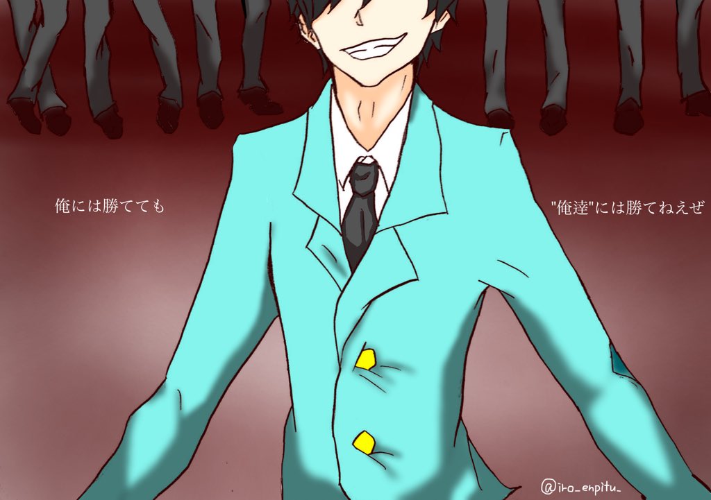 iro_enpitu_'s tweet photo. #松野家長男版深夜のお絵描き60分一本勝負
「イヤミの復讐」より

んんっ背景の違和感！ ┗(^o^ )┓
もっとかっこよくなる予定であった。(できない
大遅刻失礼しました！ https://t.co/KTnWT5piTf