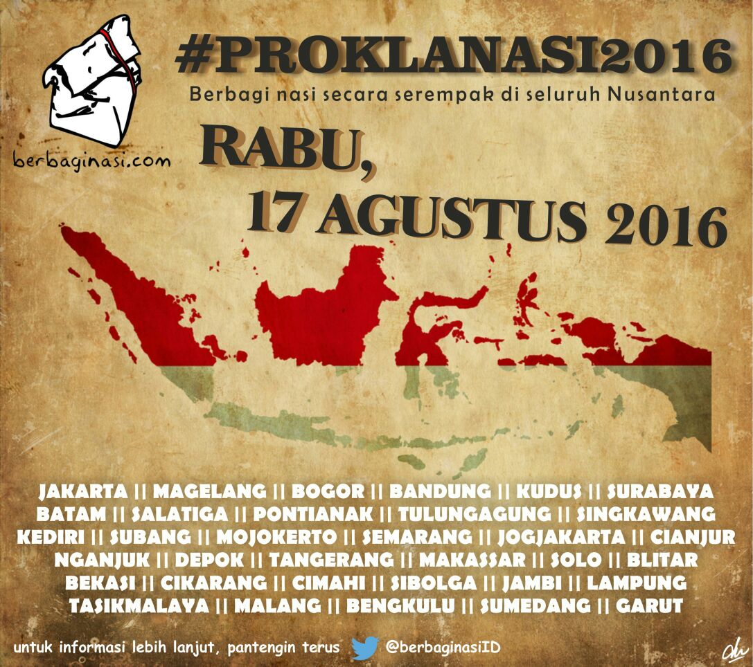 #proklamasi
#proklanasi2016 
#berbaginasi
#berbaginasinusantara
