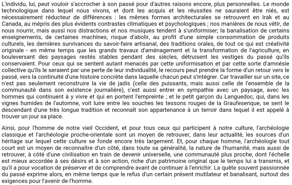 GarciaDInrap's tweet image. "Des exigences pour l'avenir de l'Homme"
#dayofarch lire en intégralité:
mae.u-paris10.fr/ginouves/texte…
Texte parfait de RG