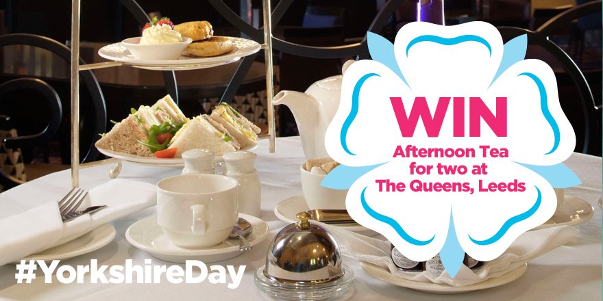 Welcome2Yorks's tweet photo. Win an Afternoon Tea for two at @TheQueensQ. RT to enter. #YorkshireDay https://t.co/iRS20EfDi6