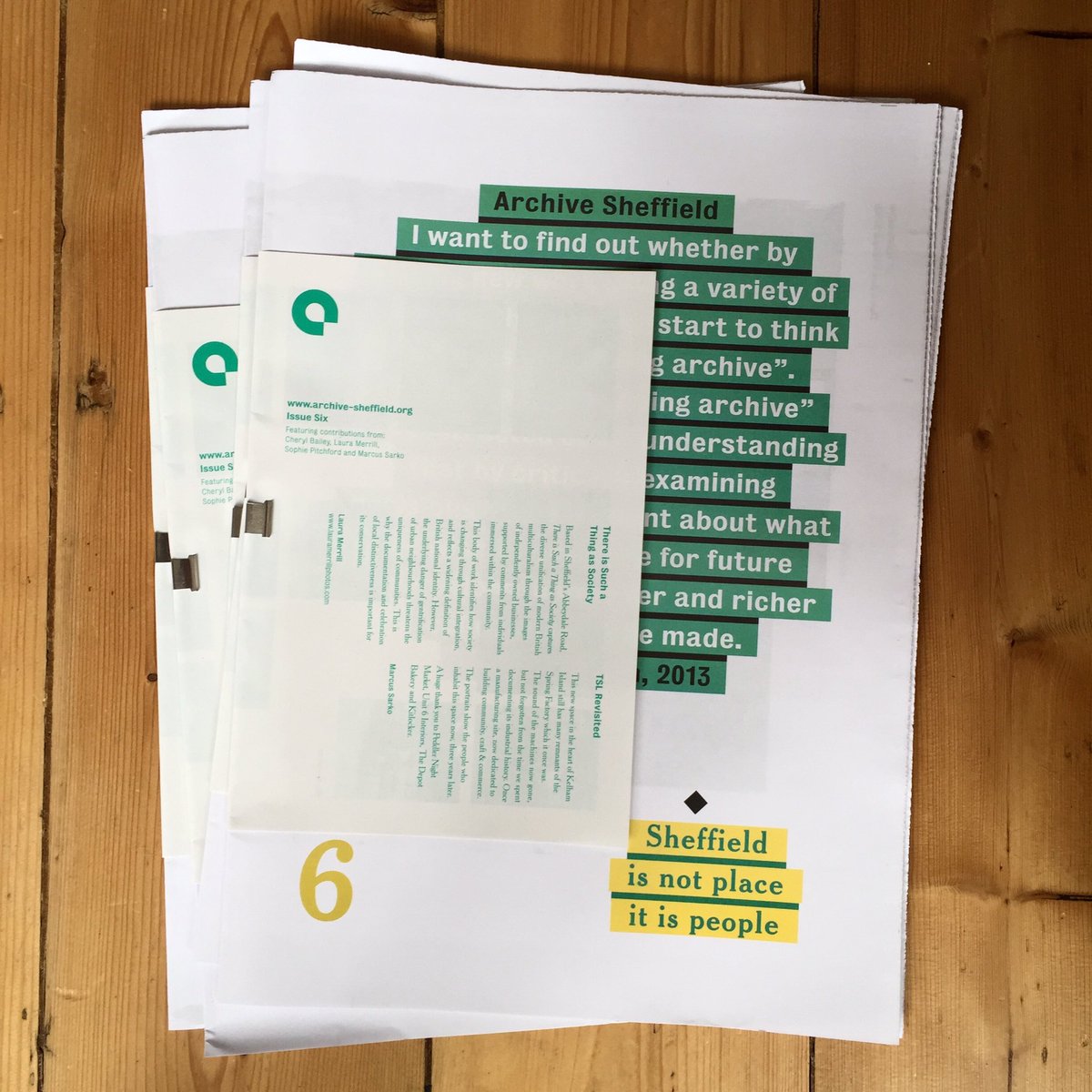 ArchiveThat's tweet photo. Issue 6 ready to roll. Photos from @_lauramerrill @marcussarko @PitchfordSophie &amp; Cheryl Bailey.Distro starts today! https://t.co/HWdaYUp8Gg