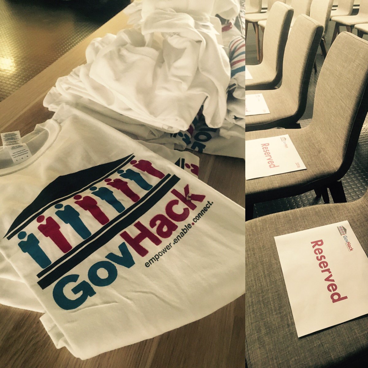 HelenEnsikat's tweet photo. Getting set up for #GovHackPerth at Flux! https://t.co/OldekOhvUv