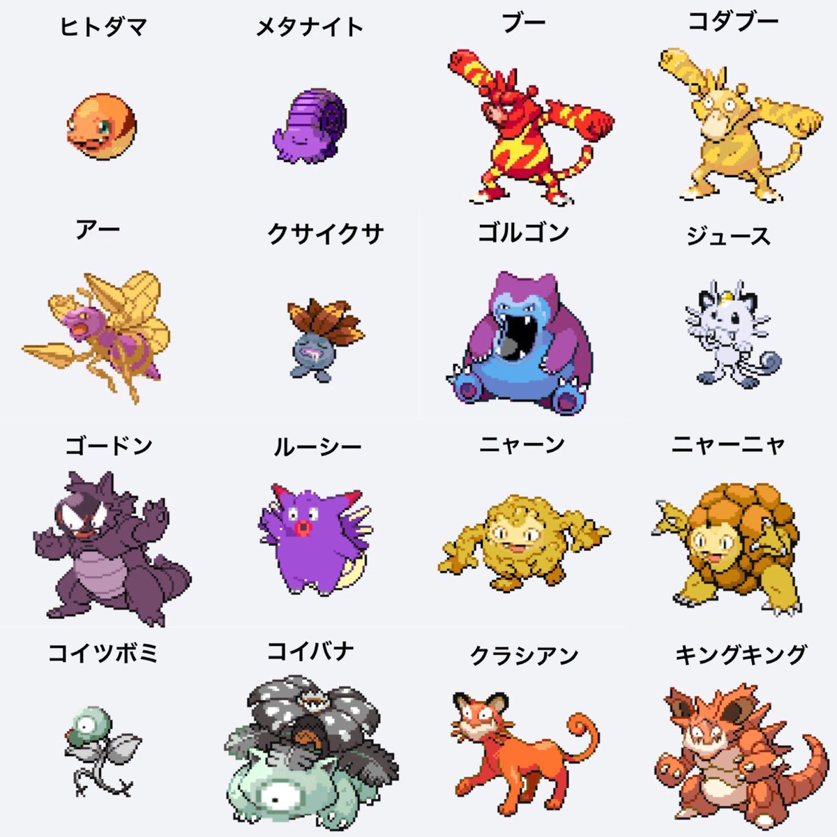 よいねこ247 よし とりあえず手持ちのポケモンはこれで行こう どこへ ポケモンフュージョン T Co F3awhkbd2u