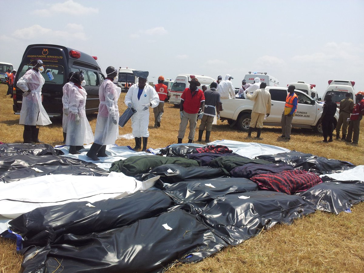 <a href="/RedcrossUganda/">Uganda Redcross</a> Response Action Team exhibiting dead body management skills <a href="/CAA/">Canadian Automobile Association</a> <a href="/ntvuganda/">NTV UGANDA</a> <a href="/nbstv/">NBS Television</a> <a href="/unhcr/">UNHCR</a>