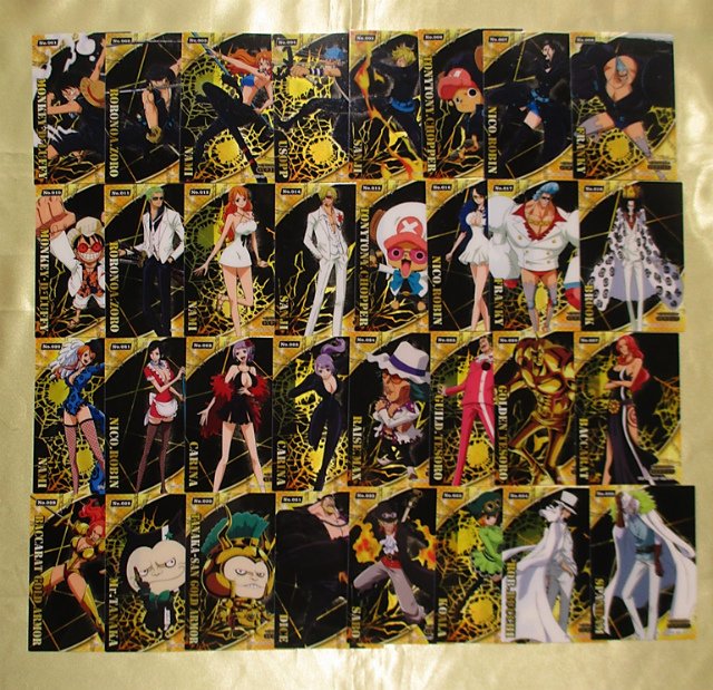 新商品】ONE PIECE FILM GOLD クリアカードコレクションガム GOLD 1