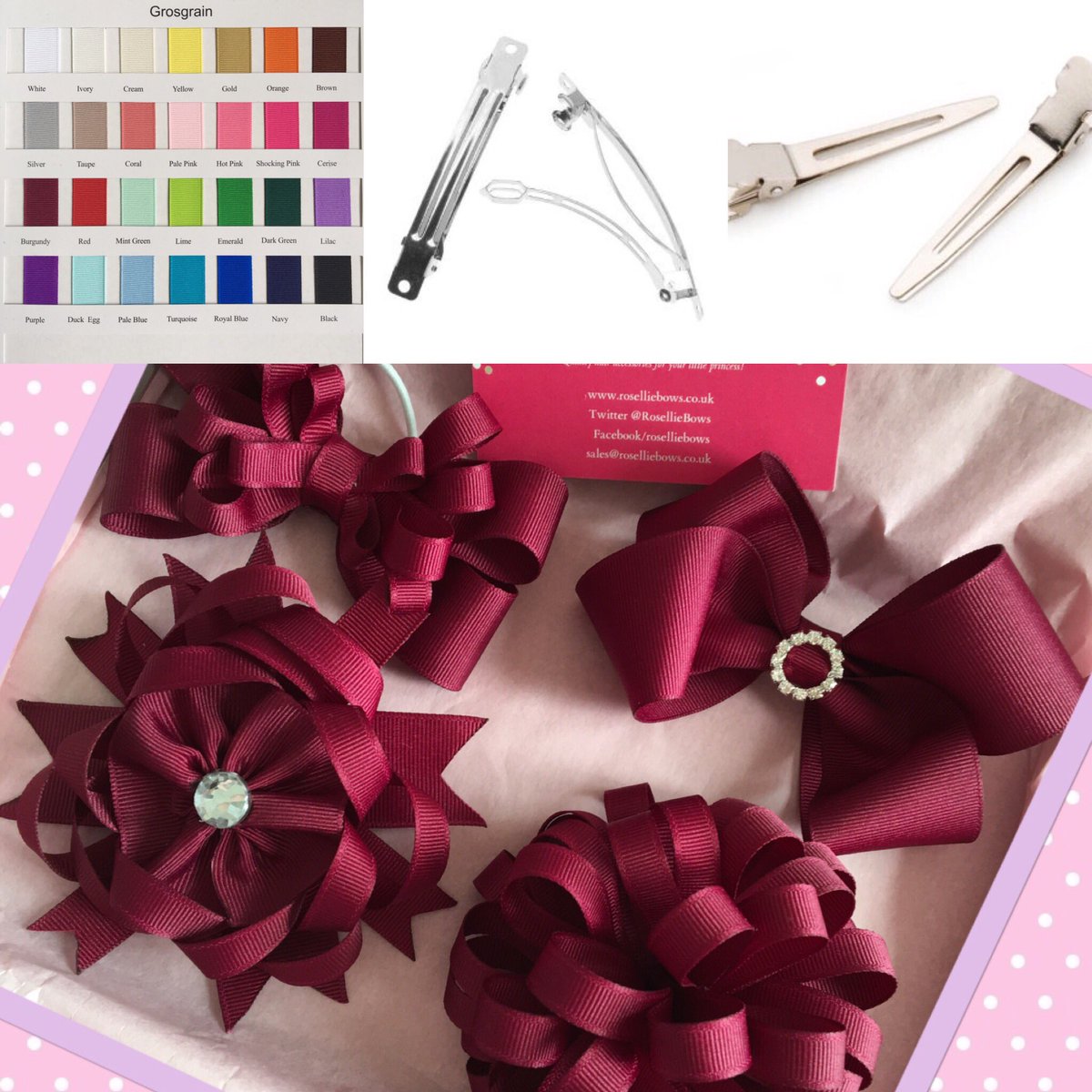RosellieBows's tweet photo. 🎀🌸 #bows #babyclips #babyhair #handmade #hairbows #uksmallbizrt #eshopsuk #onlinecraft https://t.co/eSqsTlZUHL https://t.co/YdlHD8TK1k