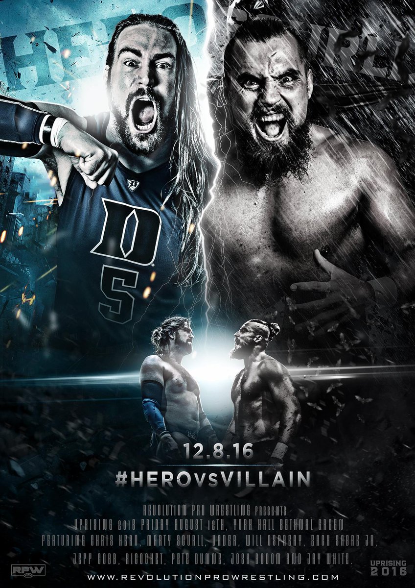 TWO WEEKS TODAY 24 TICKETS REMAIN #HeroVsVillain revolutionprowrestling.com