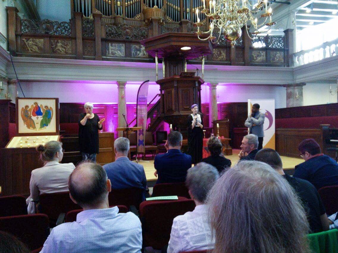 Aster_musthave's tweet photo. Out of nowhere I was asked to speak on stage of #EuroBiCon16 about my #ProjectBI collection ππππ #inesinamsterdam https://t.co/v99MJUmxnT