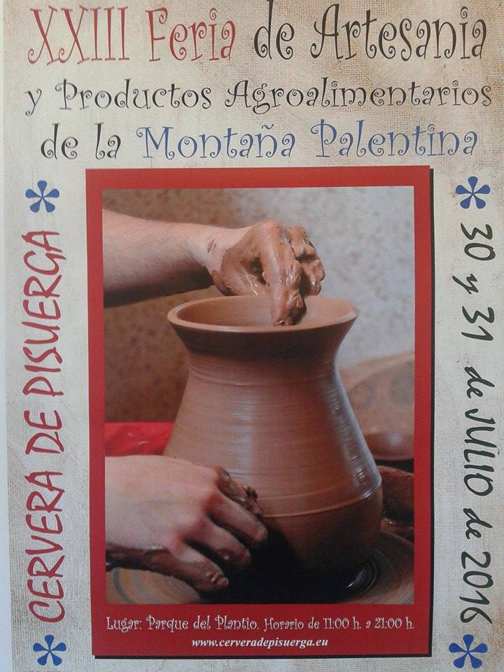 Este fin de semana nos vemos en Cervera de Pisuerga (Palencia) en su feria de artesanía y alimentación