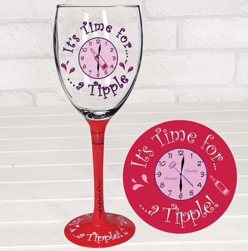 Gift_Company's tweet photo. Who needs this glass after a long week? FLW&amp;RT for a chance to win this glass and coaster set! #FreebieFriday https://t.co/6VMSMTieKA