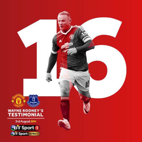 RT + follow for the chance to win tickets to <a href="/WayneRooney/">Wayne Rooney</a>'s testimonial (3rd August). T&amp;Cs: po.st/UKUah2