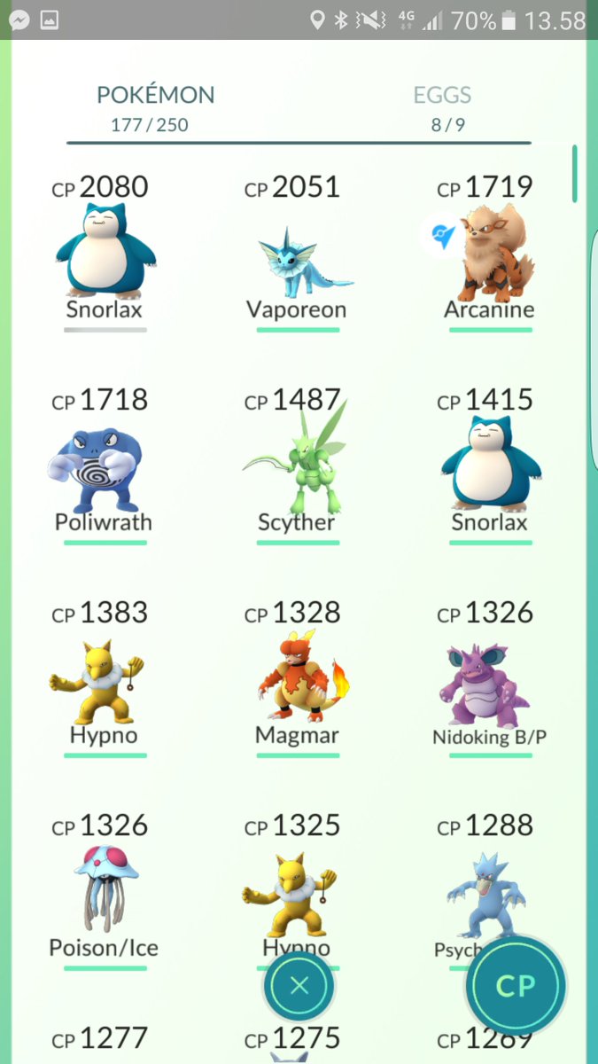 PokemonGOvinkit's tweet photo. @Emiliapple93 Hyvännäköinen alku! Allekirjoittaneelta löytyy tällä hetkellä tällaiset. :) #PokemonGOFinland https://t.co/zqvpkCqBmu