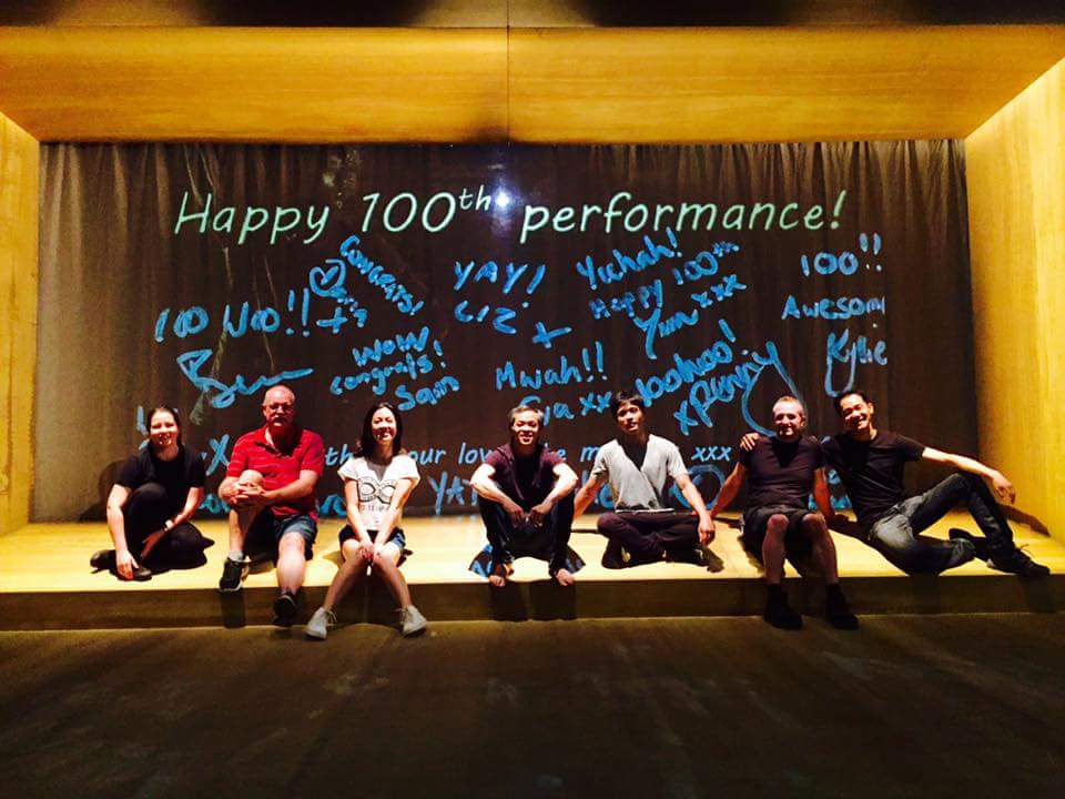 jonathanchan000's tweet photo. @monkey_baa #thepeasantprince celebrates 100 performances! Thx to our audiences around Oz for making this possible! https://t.co/YRbFaS8s0c