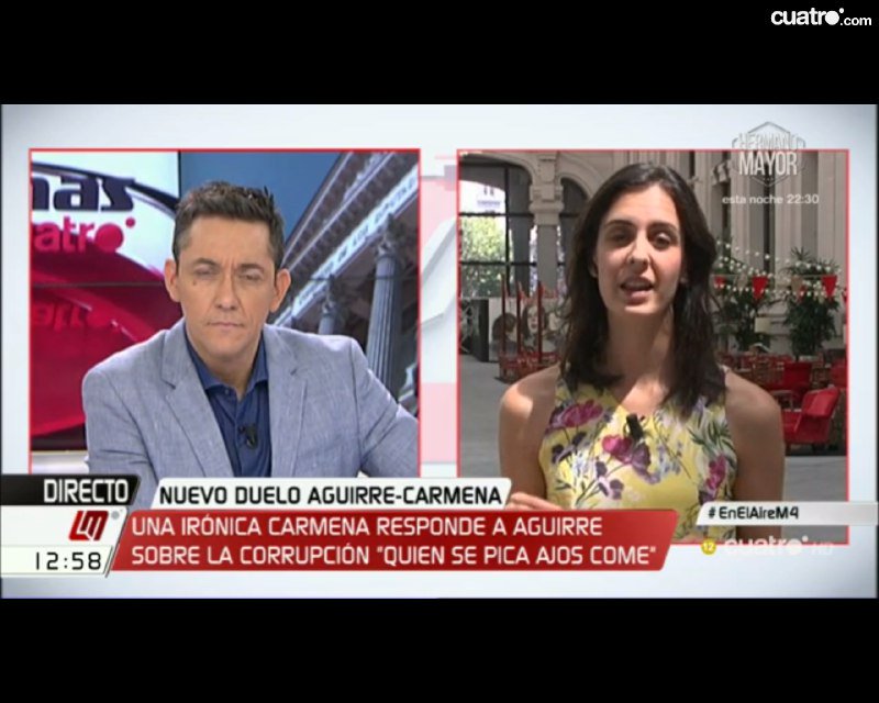 AhoraMadrid's tweet photo. "Nadie se cree, ni en el PP, que hay manzanas podridas. La corrupción es estructural" @Rita_Maestre #EnElAireM4 https://t.co/KxaEdTG3AT