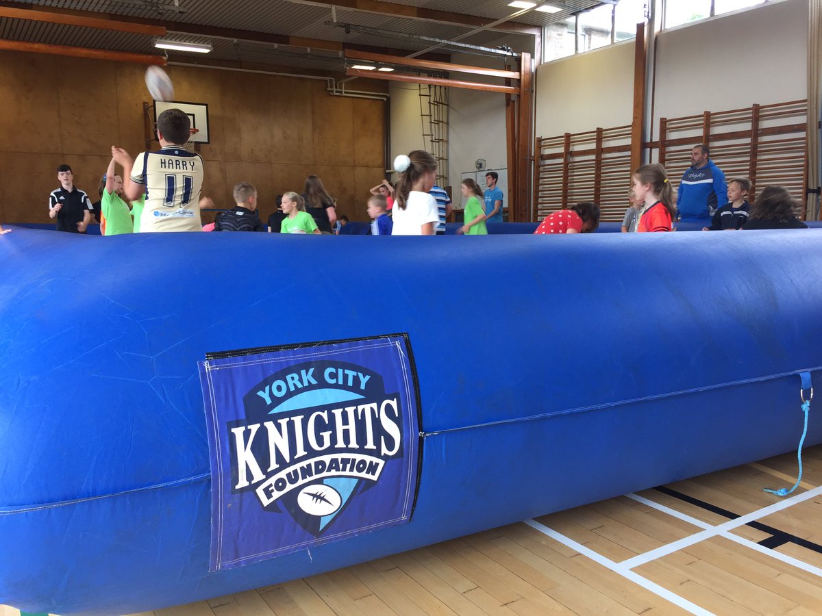 Partnership_TGS's tweet photo. Step into Sport starting our summer activities with @YorkKnightsRLFC @sherburnhigh @HeadteacherTGS https://t.co/9CrNslpMjQ