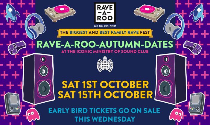 Hurrah! We shall be back raving <a href="/ministryofsound/">Ministry of Sound</a> #London with <a href="/RaveARoo/">RaveARoo</a> later this year! #RaveARoo