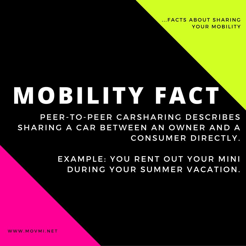 shared_mobility's tweet photo. What is peer-to-peer car sharing anyway? Today we tell you what it is! #mobility101 #mobility #carsharing #friday https://t.co/FDz8olUZI6