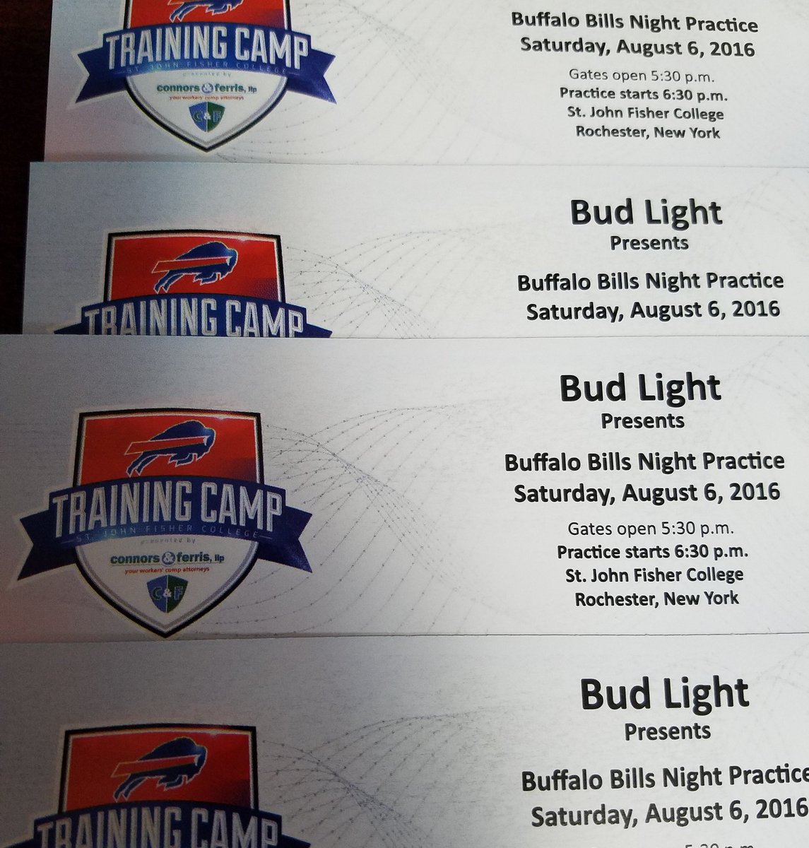 WeimerOver's tweet image. RT/follow to win 4 tickets for @buffalobills night practice August 6th. Winner announced August 2nd. @TheBillsMafia