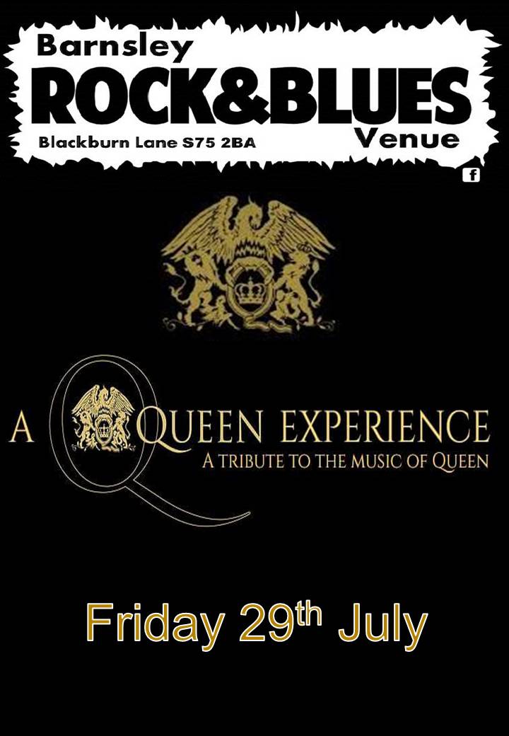 Tonight: A QUEEN EXPERIENCE..
A tribute to the music of Queen. 
Doors 8pm. Entry £5