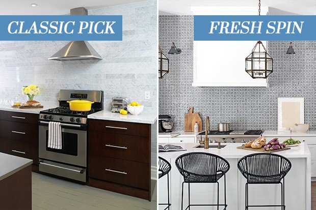 HouseandHome's tweet photo. Which tiled kitchen wall is your favorite? https://t.co/iteiuFbUe7 https://t.co/mTgeEWrjsh
