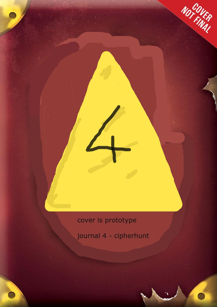 ashlyninstereo's tweet photo. My #Journal4 cover. Not the best, just a prototype #CipherHunt https://t.co/RV647ZYW3K