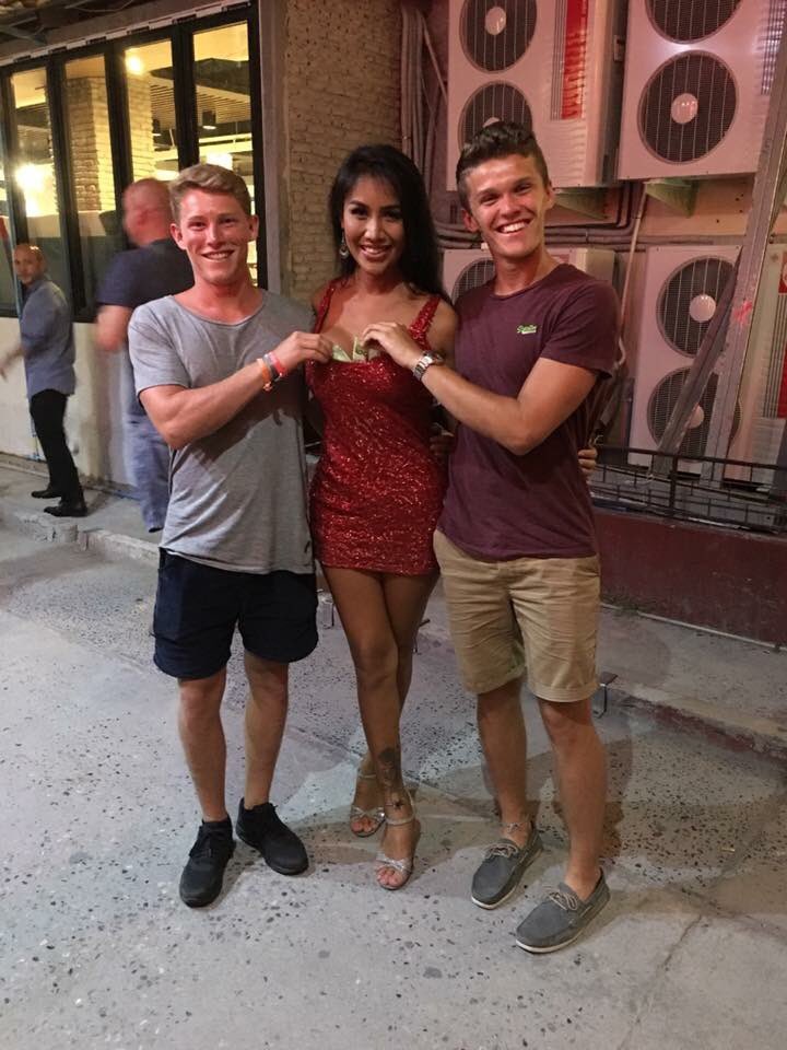 BoringCraj's tweet photo. Old Thai proverb: if you can't get ladymen with your personality, pay them . Thankfully shared with my family member https://t.co/DWMBo1hhbT