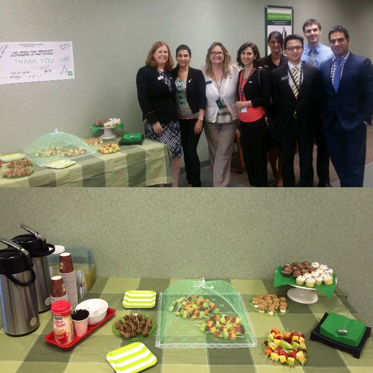 BarahmandEva's tweet photo. TD thanks and appreciate all our customers @Team9637_9660 @kathjames01 @KellyLam_TD https://t.co/xmal8947JK