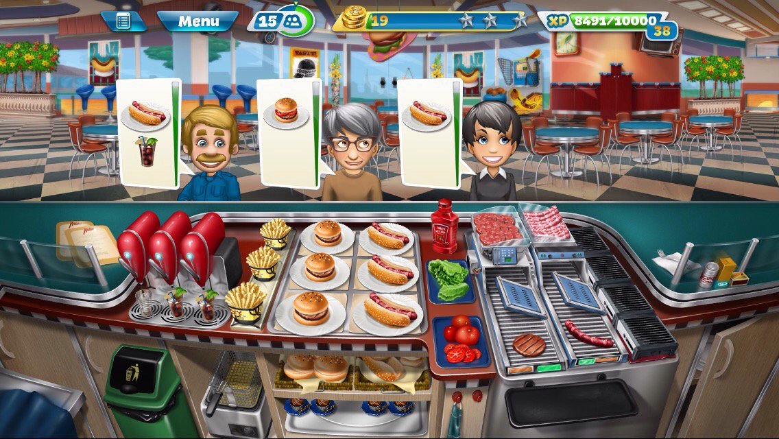 Cooking fever challenge Cooking fever challenge
