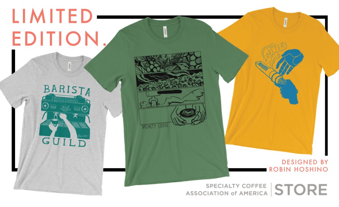 SpecialtyCoffee's tweet photo. View a brand-new selection of limited edition t-shirts in the #SCAAStore!
Visit Store: https://t.co/40Ew1egBWG https://t.co/NlWzD3bXjr