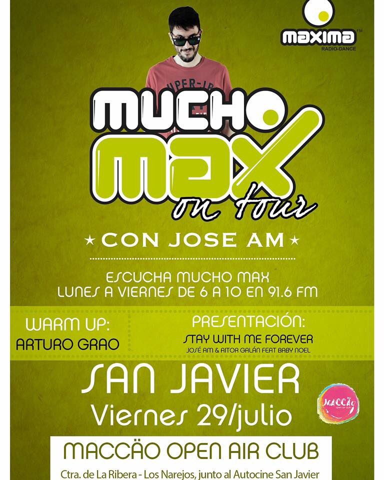 los40dancefest's tweet photo. Maxdrugadores! Esta noche tenemos fiestón en @MACCAO_FLYER con @JoseAMdeejay y @Arturograo1 no faltéis! RT https://t.co/GojQxaRbY8