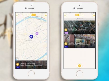 OMTStudio's tweet image. Vacances en apps #9 : garder en mémoire ses lieux préférés avec #Mapstr bit.ly/2atuVAO