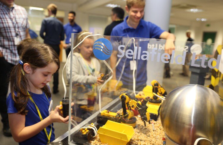 SellafieldLtd's tweet photo. Around 60 local children have been behind the scenes at @SellafieldLtd #warrington site at today's @TheIET event https://t.co/pVJwiYFbzc