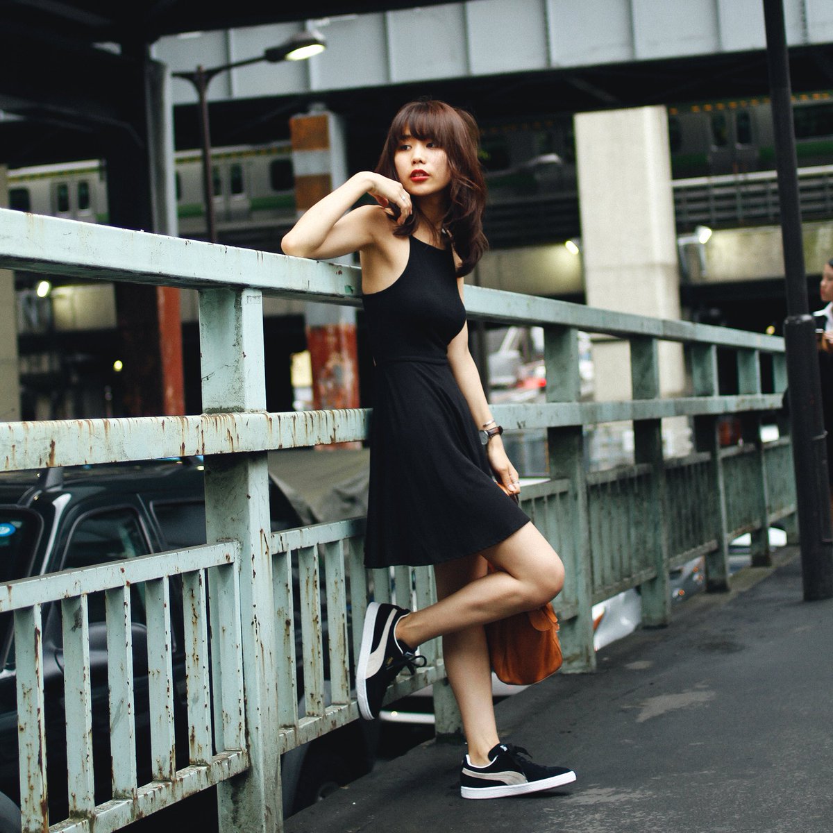 Droptokyo A Twitter スナップさせていただいた スターダスト所属のモデル 栗山遥さん スニーカーはpuma T Co Bfxmy5yfja